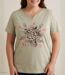 Tee-shirt homme AXONE ERABLE1B beige : le confort du pur coton au style moderne-1
