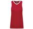 Maillot de basket - femme - PA4051 - rouge et blanc-1