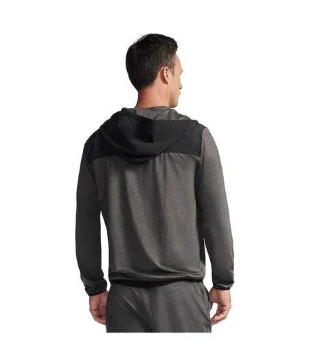 Veste À Capuche Homme Noir Anthracite Skechers