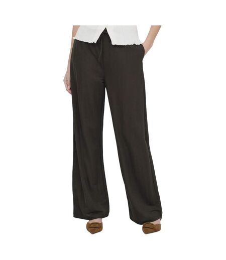 Pantalon fluide marron femme jdy leslie