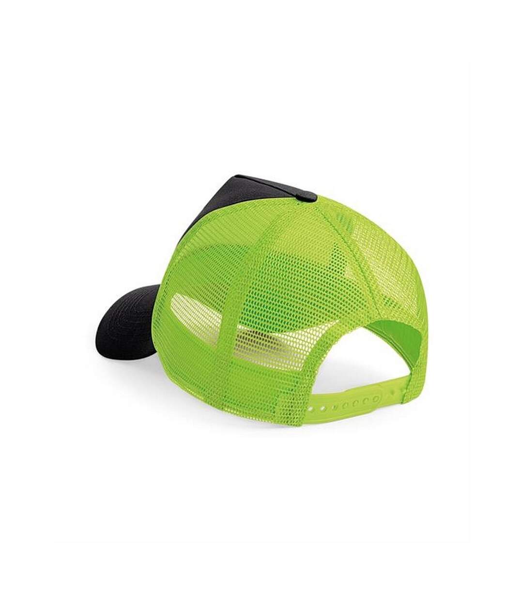 Casquette homme noir/vert fluo Beechfield-2