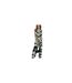 Combinaison Sans Manches Motif/style Floral Femme Noir Vert AX Paris-1