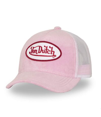 Casquette trucker avec filet en velours Kylie Vondutch