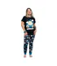 Ensemble De Pyjama Motif Ronflex Femme Bleu Pokemon-1