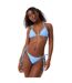 Womens/ladies Triangle Side Tie Bikini Bottoms Marina Blue Jack Wills-4