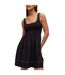 Womens/ladies Naronja Mini Dress Black Hugo-1