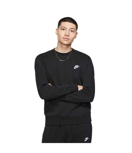 Sweat Sportswear Club Homme Noir Blanc Nike