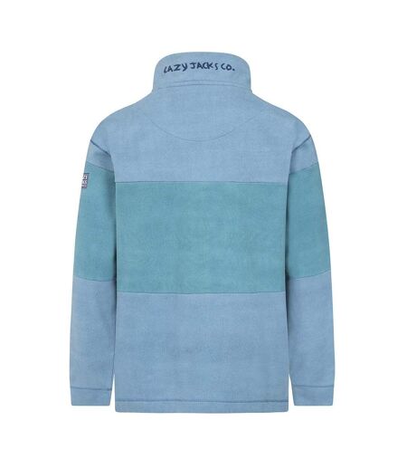 Mens Pique Sweatshirt Peacock Lazy Jacks