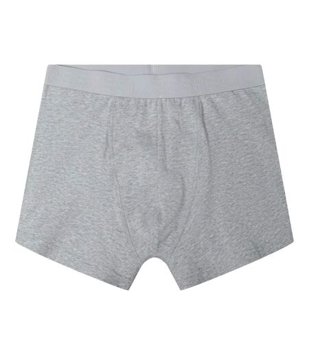 Boxers Motif/style Logo Homme Gris Noir Gris Foncé Minoti