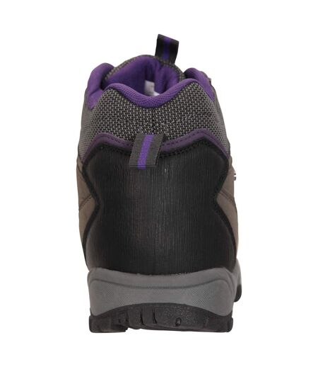 Womens/ladies Adventurer Waterproof Walking Boots Grey Mountain Warehouse