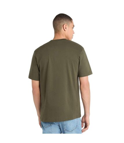 Umbro - T-shirt CORE - Homme (Vert kaki foncé / Noir) - UTUO1453