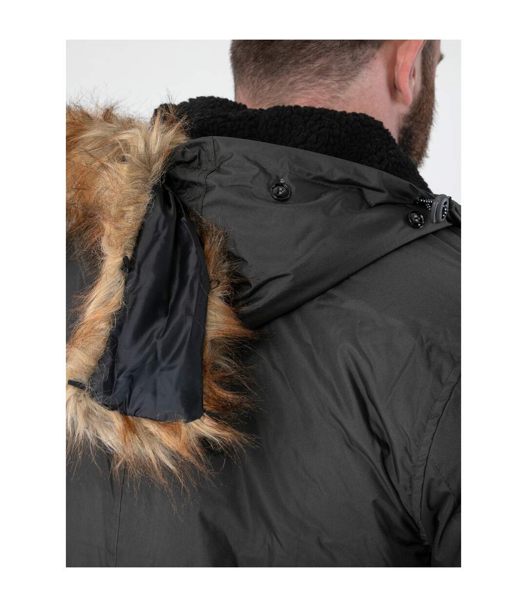 D555 Parka Grande Taille Lovett Homme Bleu Marine Duke-3