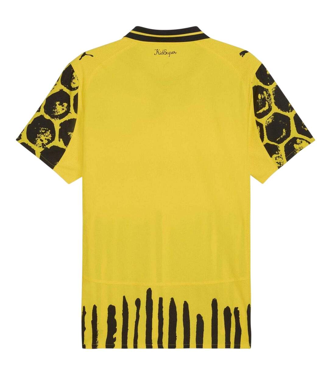 Mens Kidsuper 25/26 Puma Home Jersey Yellow Black Borussia Dortmund-3