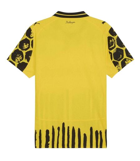 Mens Kidsuper 25/26 Puma Home Jersey Yellow Black Borussia Dortmund