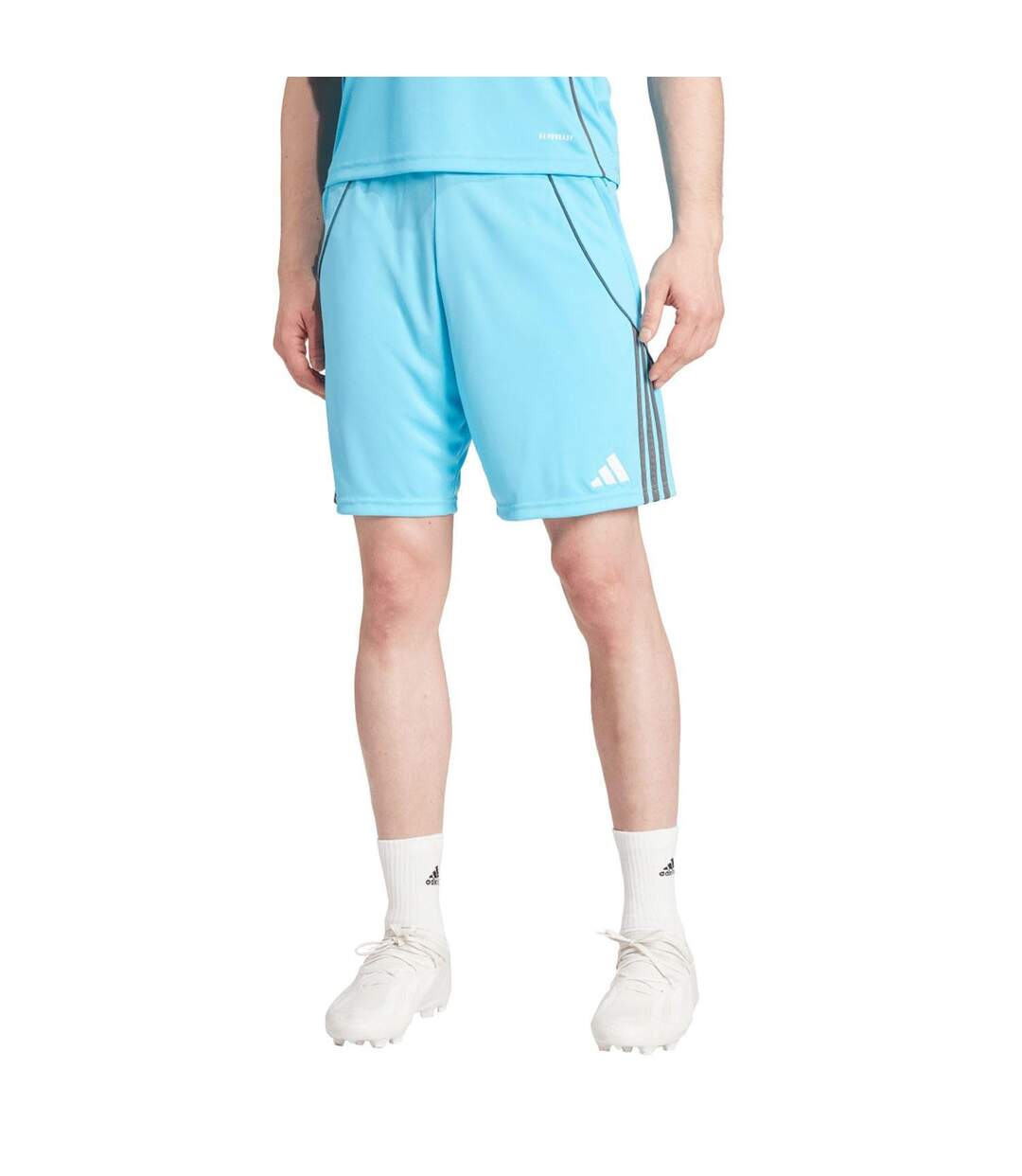 Short Entraînement Tiro Homme Bleu Clair Adidas-3