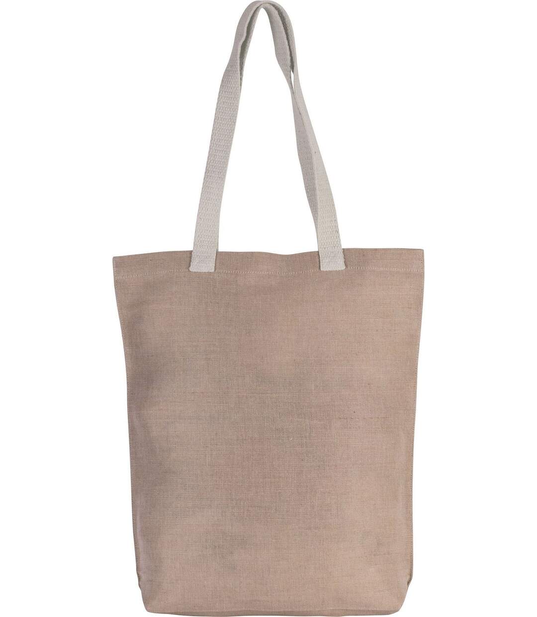 Sac shopping en toile de jute - KI0229 - beige-2