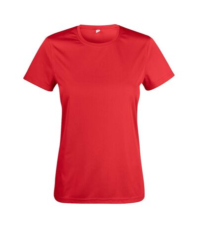 Clique Womens/Ladies Basic Active T-Shirt (Red)