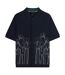 Mens Floral Short-sleeved Polo Shirt Navy Ted Baker-2