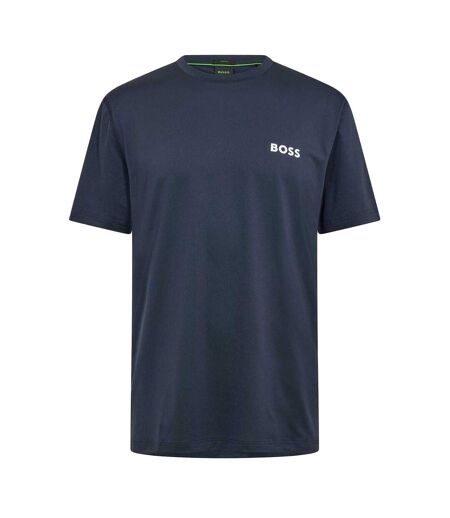 Mens Competition Logo Crew Neck T-shirt Navy Boss