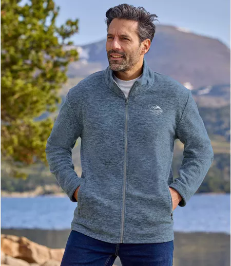 Set van 2 gemêleerde microfleece vesten