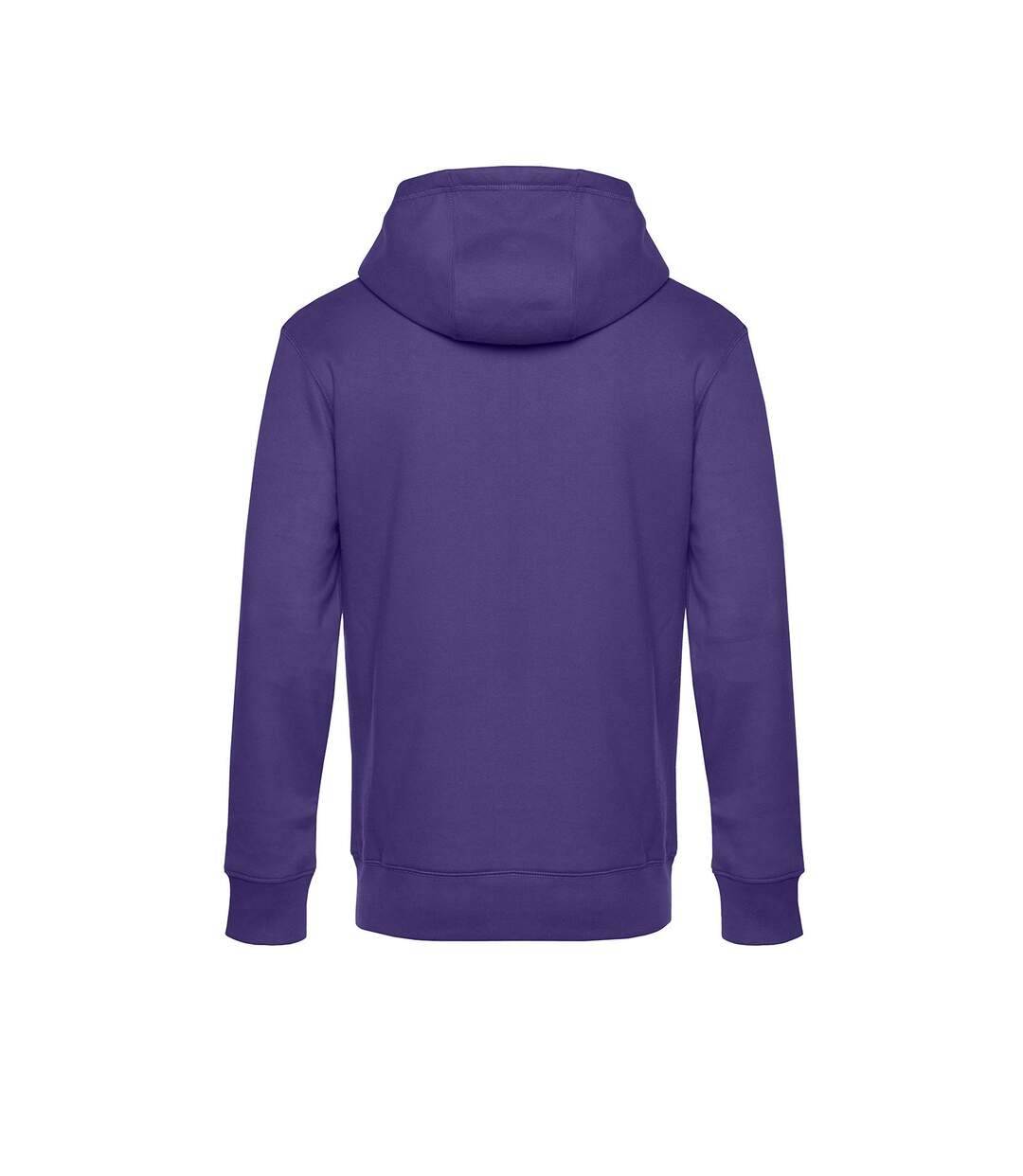 Mens King Hooded Sweater Violet B&C-2