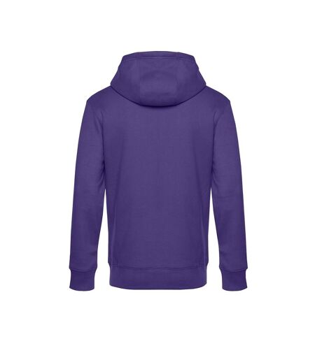 Mens King Hooded Sweater Violet B&C