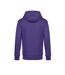 Mens King Hooded Sweater Violet B&C-2