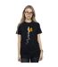 Disney T-shirt boyfriend en coton Femme/Ladies Mickey Mouse Climbing Silhouettes (Noir) - UTBI35849-2