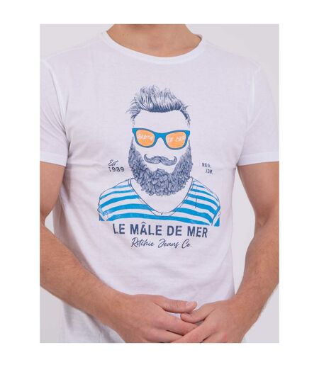 T-shirt col rond pur coton NABARZU