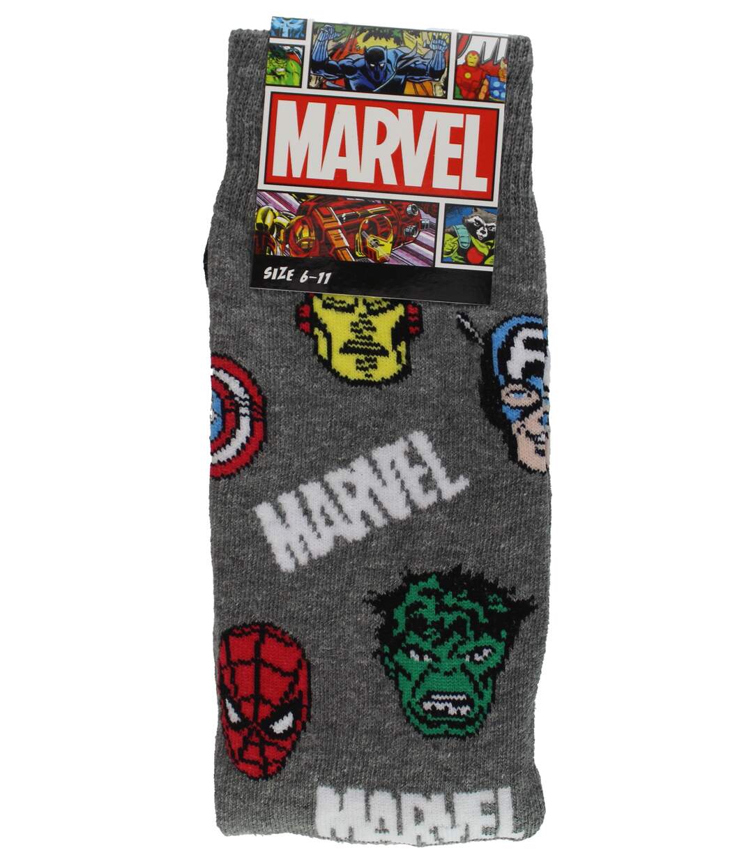 Novelty Marvel Socks - Captain America & Spiderman-2