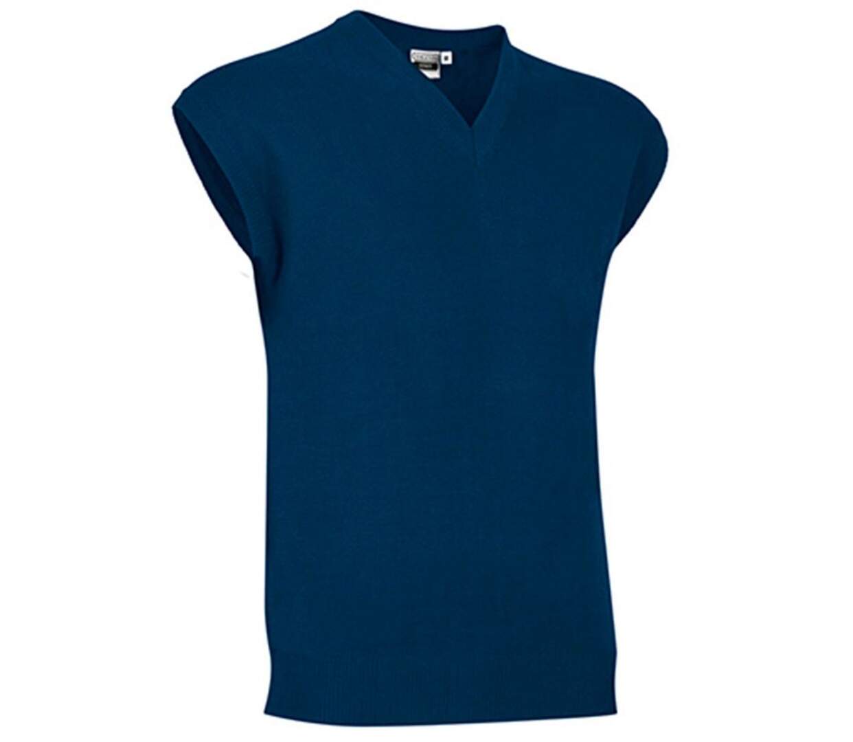 Débardeur Pull sans manche col V - HOMME - STAFF - bleu marine-1