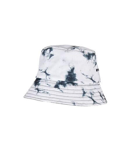 Unisex adult flexfit batik dye reversible bucket hat black/white Yupoong