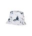 Unisex adult flexfit batik dye reversible bucket hat black/white Yupoong-3