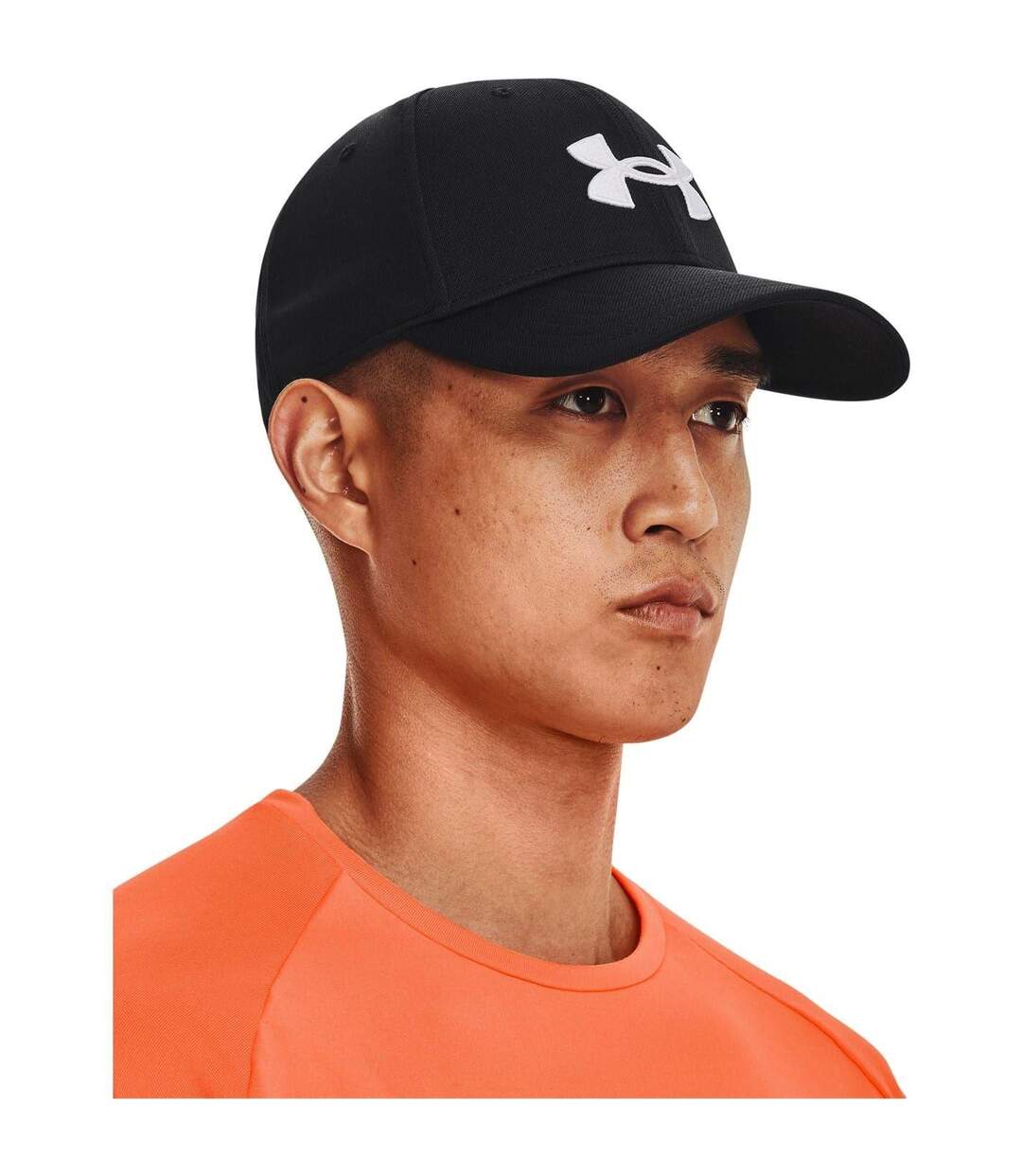 Blitzing Adjustable Low Profile Baseball Cap Black White Under Armour-3