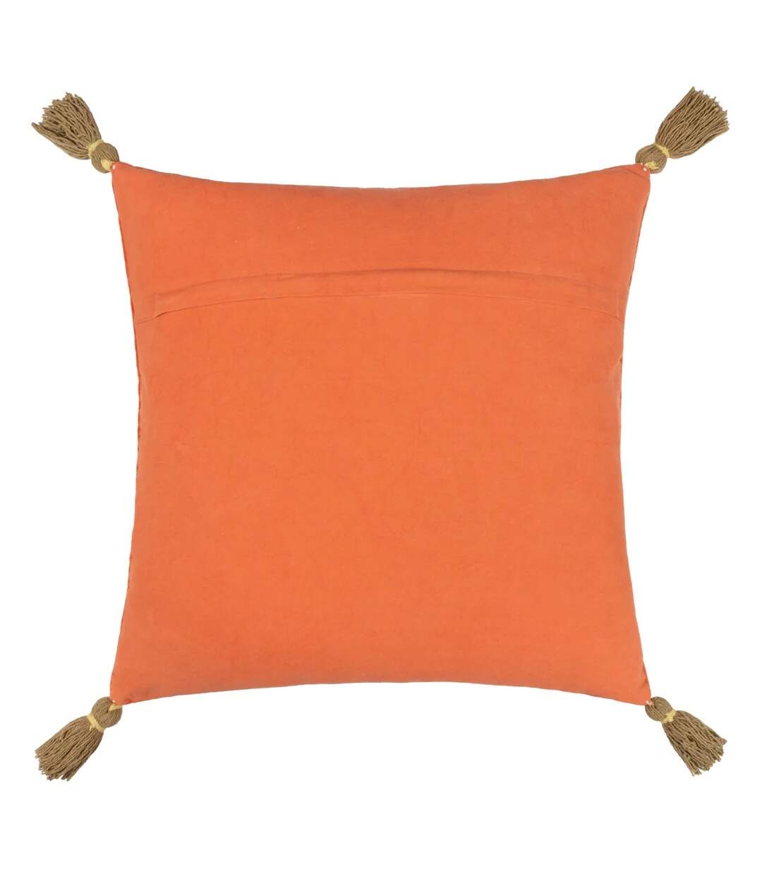 Kushiro embroidered cushion cover 50cm x 50cm coral Wylder