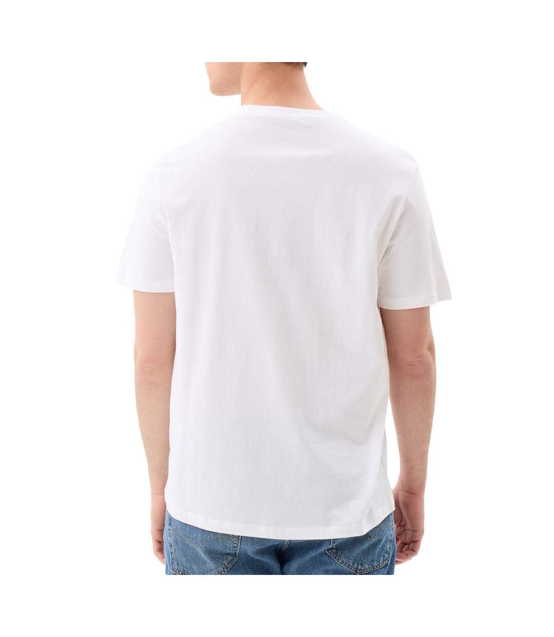 T-Shirt blanc homme calvin klein jeans microsss-2