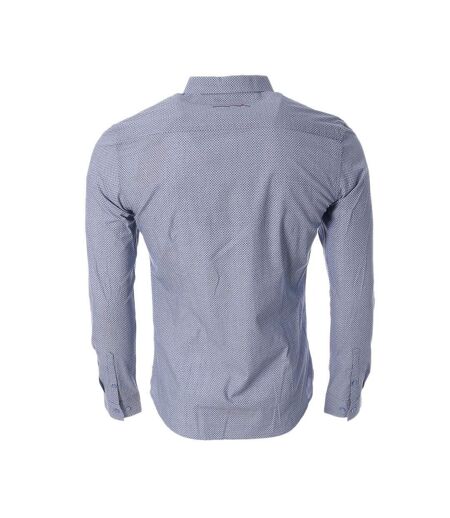 Chemises bleu/marine à motifs homme teddy smith carton ml - m