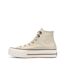Baskets beiges femme converse chuck taylor all star lift a11158c-1