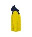 Veste Isolée Tallin Adulte Jaune Bleu Marine Foncé Roly-3