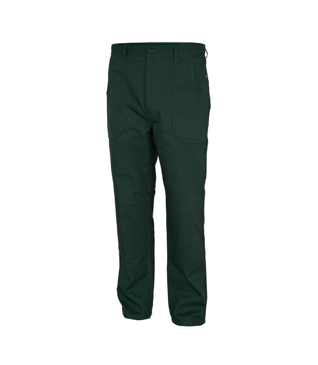 Pantalon De Travail Classic Homme Vert Kaki Foncé Carson Classic Workwear-1