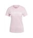 T-shirt Détente Style Logo Essentials Femme Rose Clair Adidas-1