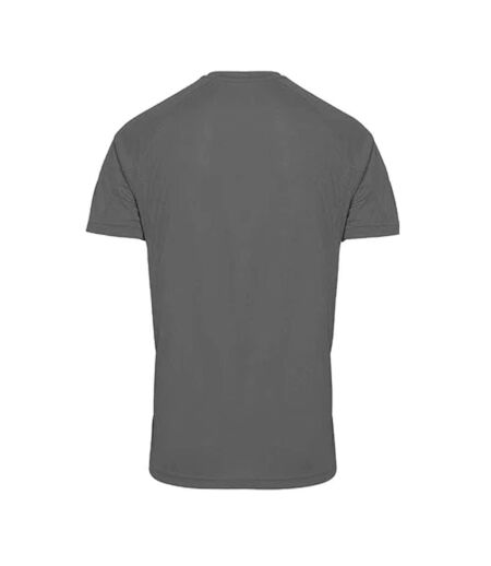Tri Dri Mens Panelled Short Sleeve T-Shirt (Fire Red) - UTRW4799