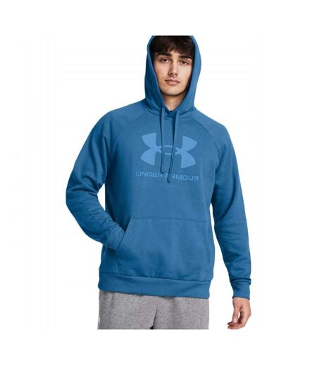Sweat À Capuche Style Logo Rival Homme Bleu Foncé Under Armour