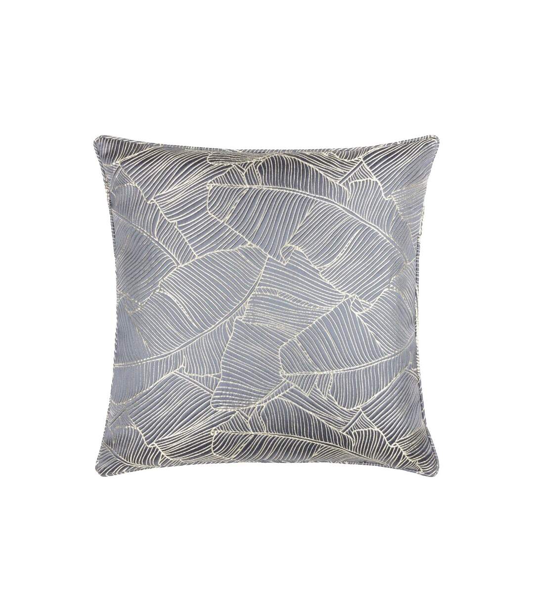 Seymour jacquard embroidered cushion cover 50cm x 50cm storm blue Generic-1