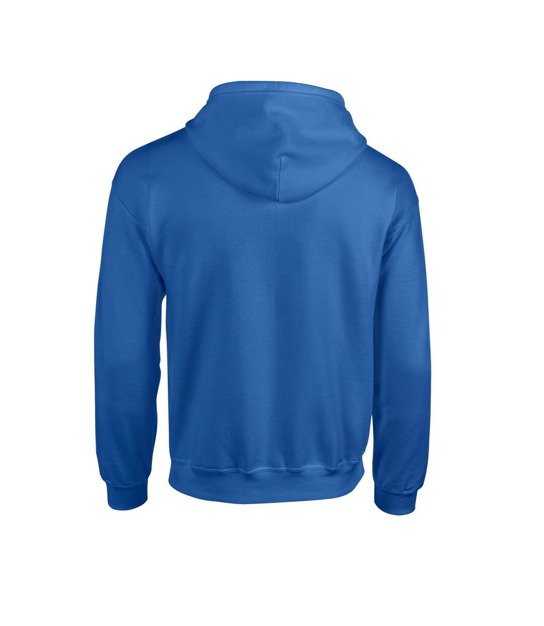 Mens heavy blend full zip hoodie royal blue Gildan