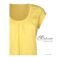 Tee-shirt Mayflower Djibouti2 en coton bio : la touche solaire du col bateau froncé-4