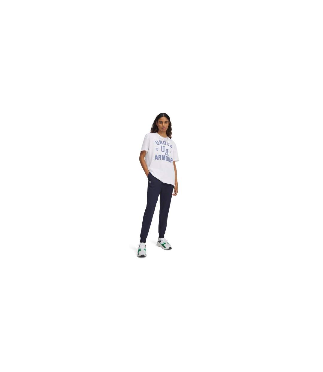 T-shirt Collegiate Femme Blanc Under Armour-1