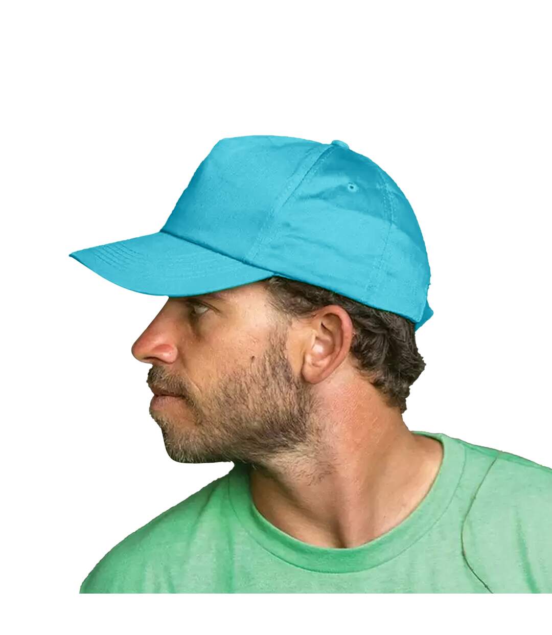 Casquette de baseball boston turquoise Result Headwear-2