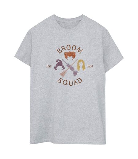 Disney - T-shirt HOCUS POCUS BROOM SQUAD - Femme (Gris sportif) - UTBI20167