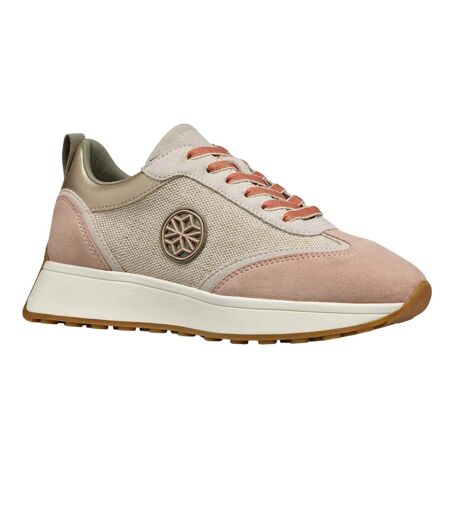Baskets D Amabel Femme Beige Clair Taupe Clair Geox